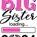 Big Sister Toddler Tee, Big Sis Kids Shirt, Sister TShirt, Sibling Toddler Tee, Girl Gift for Sister, New Baby Gift, Birth Announcement