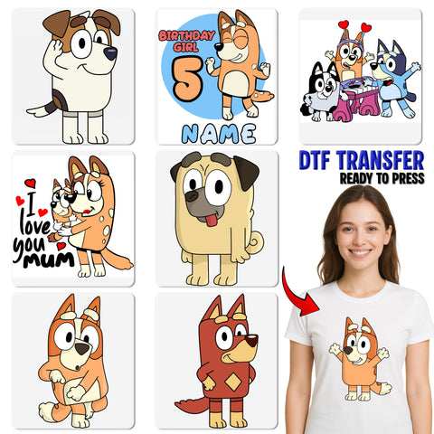 Cute I Love You Mum DTF Transfer for Mother's Day Shirt, Heartwarming Family Design, Ready to Press Iron-On