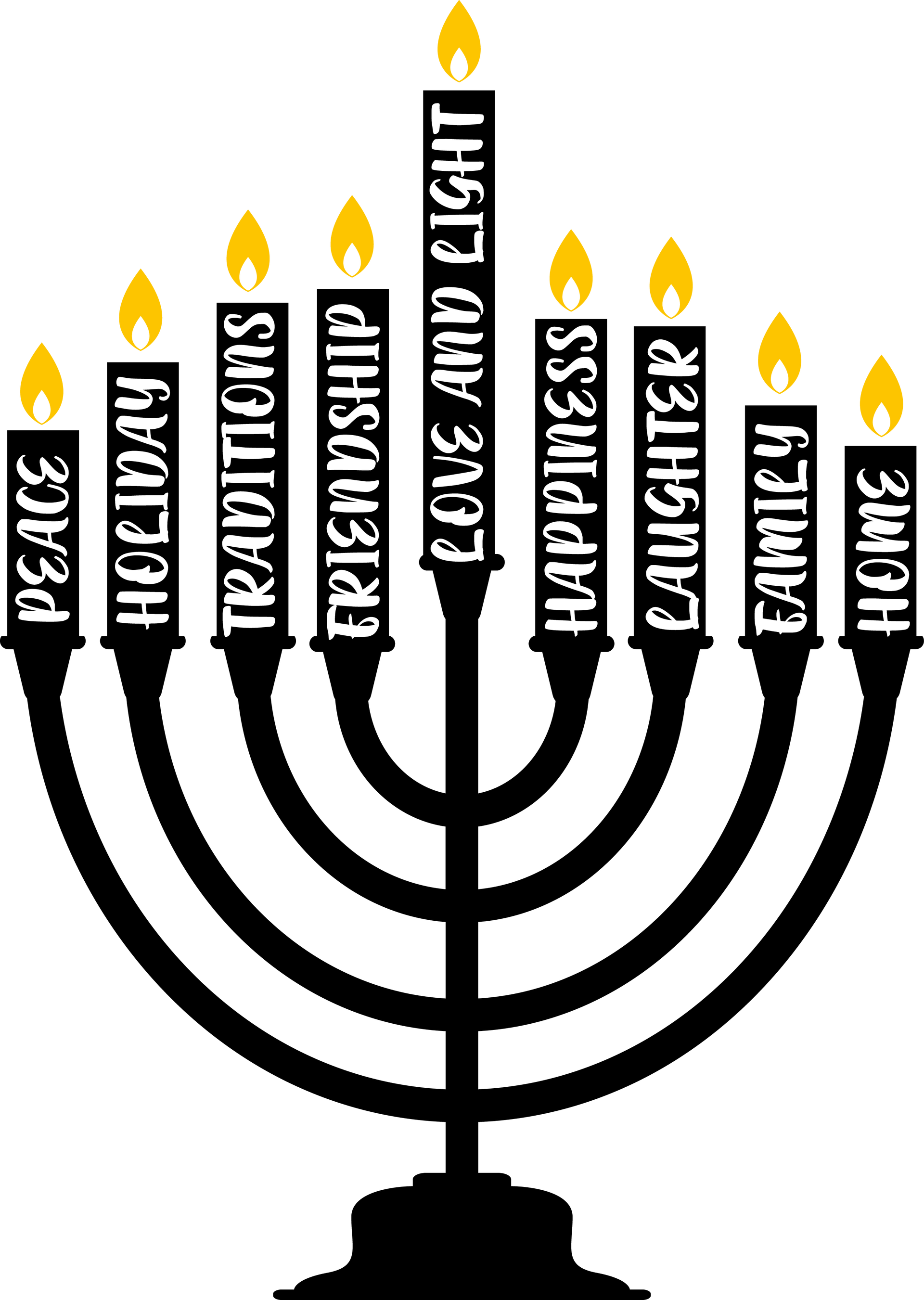 Hanukkah Gifts for Family, Jewish Family Clothing, Hanukkah TShirt, Religious Tshirt, Menorah Graphic Tees, Shalom Shirt, Peace Tees