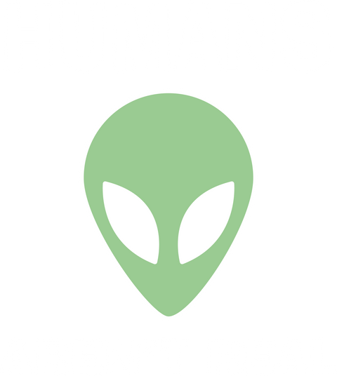 Funny Alien TShirt, Gift for Her, Humans Aren't Real T-Shirt, Graphic Tees for Men, Sarcastic Womens Clothing, Ladies Vneck Tshirt