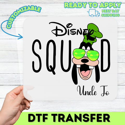 Cartoon Character DTF Transfer Ready To Press Funny Party Apparel for Teens and Adults Iron-On T-Shirt Design
