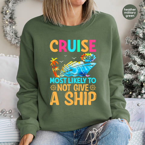 Cruise Vacation DTF Transfer Iron-On for Funny T-Shirt - Fun Sarcastic Cruise & Vacation DTF For Cruise Crew & Parties