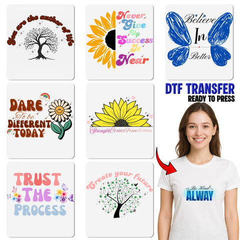 Inspirational Friends Celebration DTF Transfer - Uplifting Party Shirt Design for Milestones & Reunions