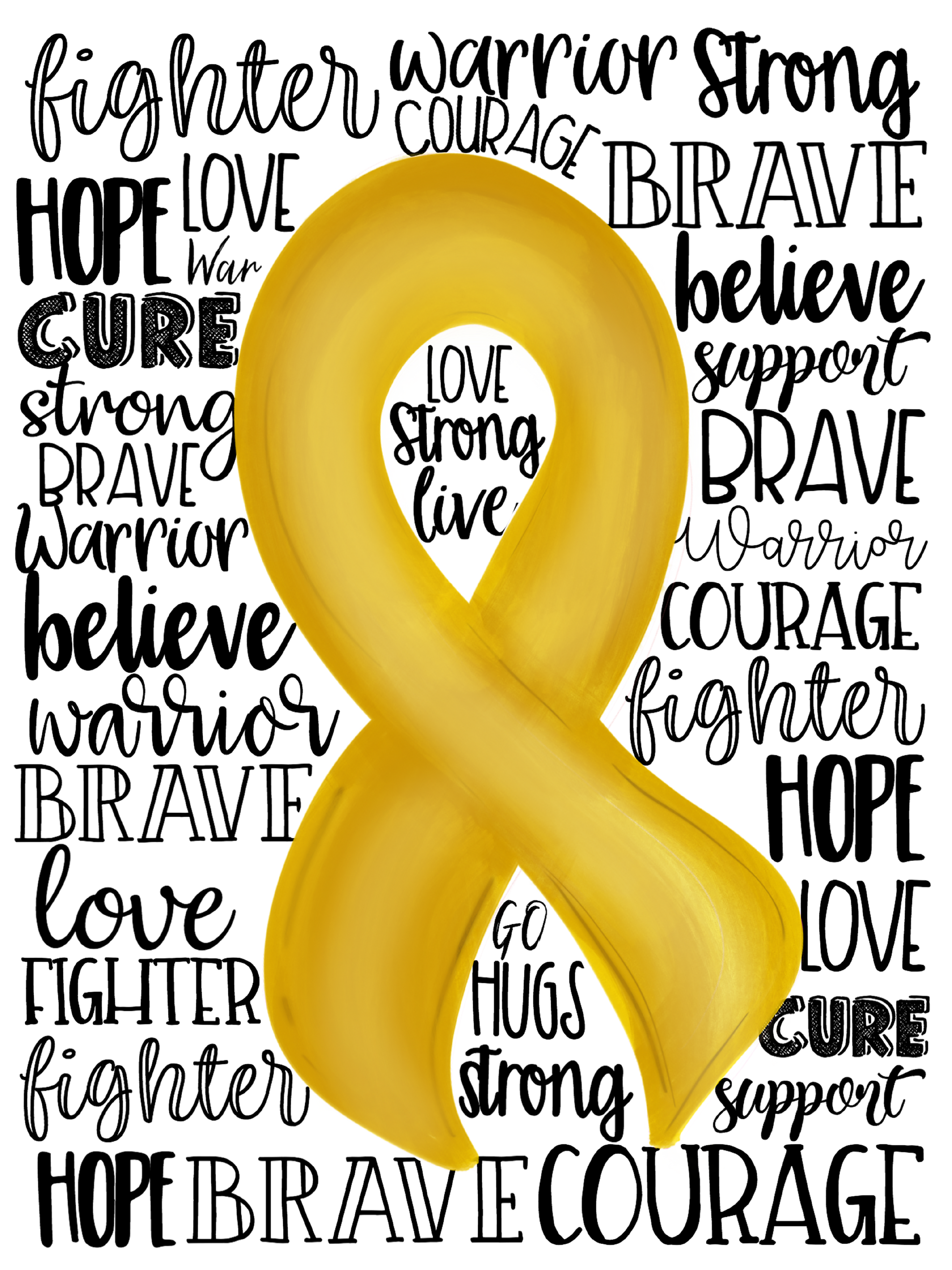 Childhood Cancer Shirt, Gold Cancer Ribbon Graphic Tees, Cancer Survivor Clothing, Kids Cancer Tee, Gifts for Pediatric Nurse, Warrior Gifts