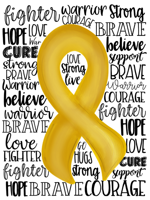Childhood Cancer Shirt, Gold Cancer Ribbon Graphic Tees, Cancer Survivor Clothing, Kids Cancer Tee, Gifts for Pediatric Nurse, Warrior Gifts