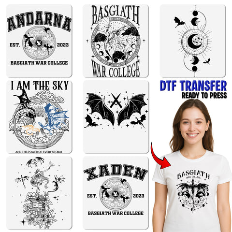 Iron-On Funny Skeletons Halloween DTF Transfer for Shirts, Cute Boo Crew Ready To Press Design for Group Costume Parties