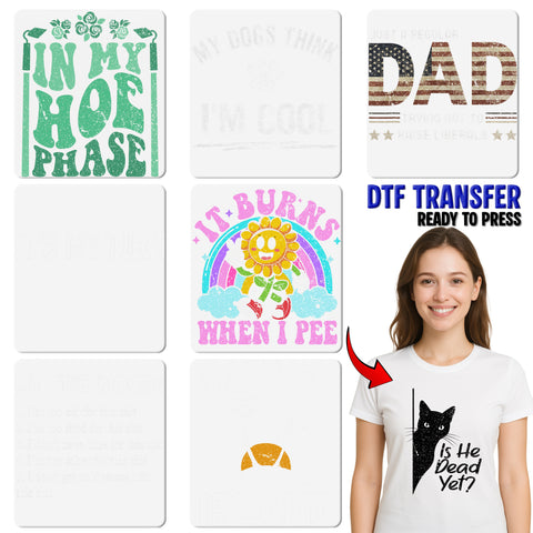Funny Office Humor 'I'm Tired, Boss' DTF Transfer for Workplace Shirts, Perfect Co-worker & Employee Appreciation Gift