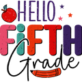 Fifth Grade Shirt, 5th Grade Shirt, Inspirational Shirt,
Kids Shirt, Pre-k Teacher Shirt, School Shirt, Teacher
Gift, Back To School Shirt