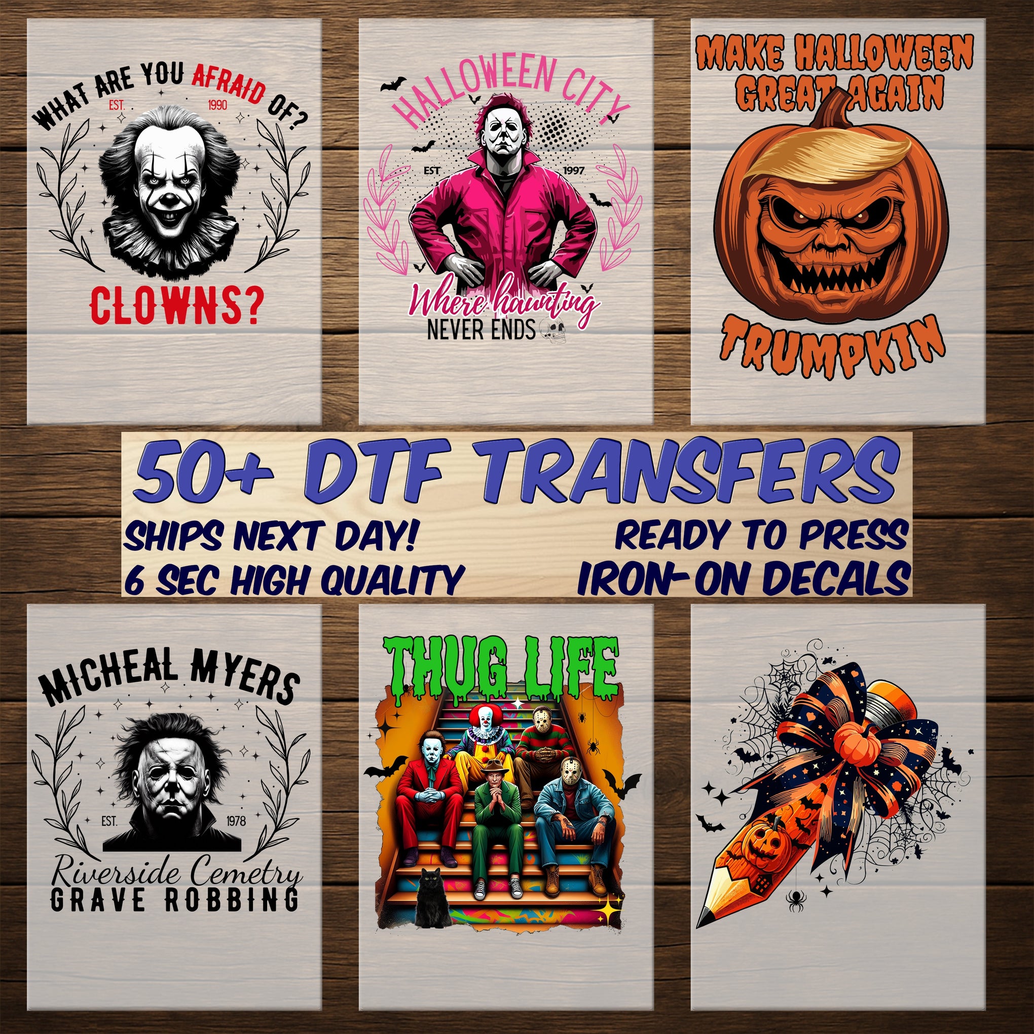 Funny Halloween Cow Ghost DTF Transfer Iron-On for Cute Farmhouse Apparel & Funny Spooky T-Shirt