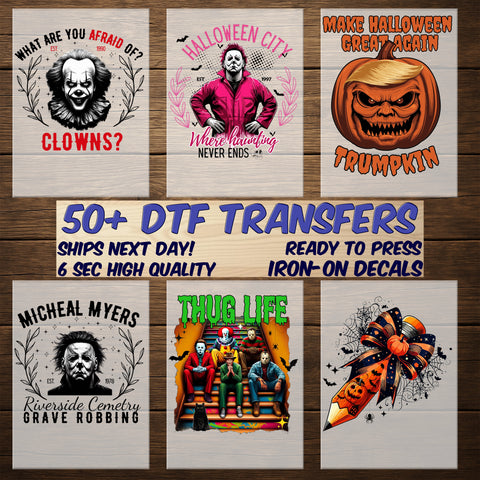 Funny Halloween Cow Ghost DTF Transfer Iron-On for Cute Farmhouse Apparel & Funny Spooky T-Shirt