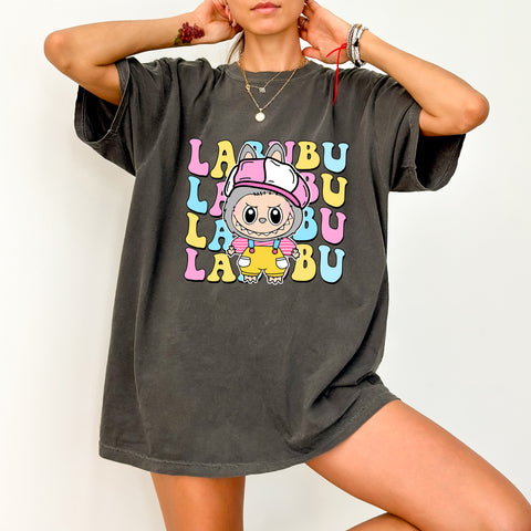Cute Kawaii Cartoon Animal DTF Transfer Iron-On for Kids T-Shirt & Hoodie, Ready to Press Playful Design, Perfect for Group Costumes