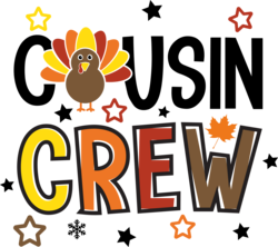 Thanksgiving Shirt, Cousin Crew Shirts for Kids, Turkey Shirt, Matching Tshirts for Cousin, Thanksgiving Family T Shirt, Cute Fall Shirt