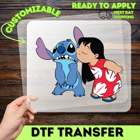 Cute Friendship Theme DTF Transfer for Animated Character Apparel - Ready to Press Iron-On for Family Vacations & Group Events
