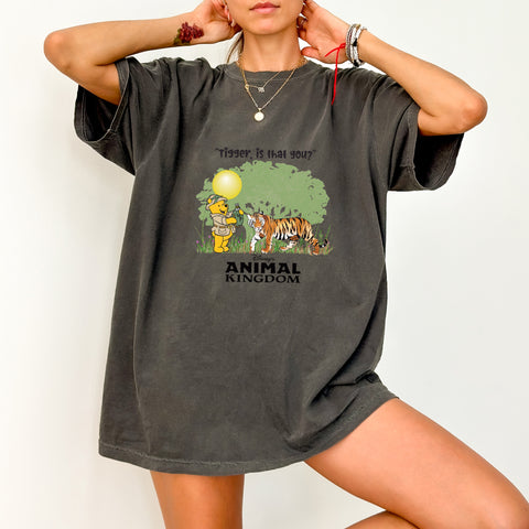 Cute Safari Adventure DTF Transfer | Jungle Theme Cute Animal Iron-On for Family Shirts | Ready to Press Nostalgic T-shirt