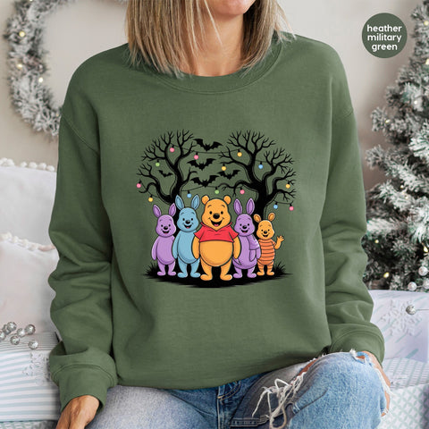 Cute Cartoon Animal Halloween DTF Transfer Ready To Press for Fun Family T-shirt Costume