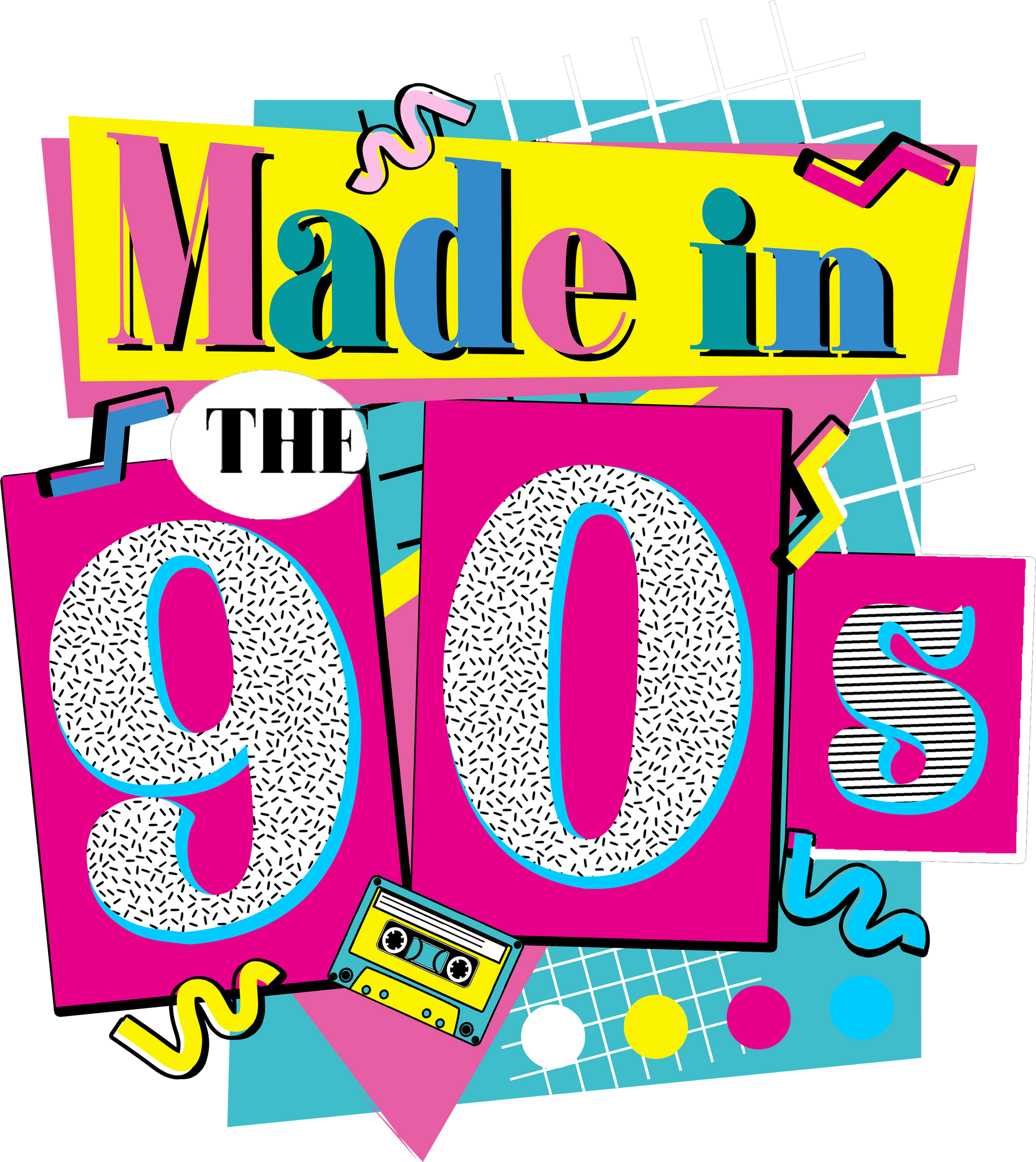 Made In 90s Shirt,Retro Shirt, Birthday Shirt, 1990 Birthday Party Shirt, Funny Shirt, 90s Shirt, Funny Birthday Gift, Raised in the 90s