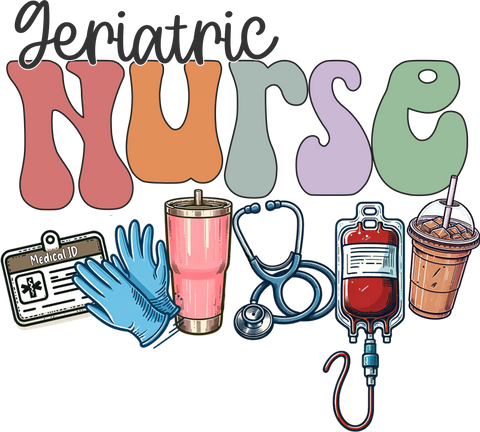Geriatric Nurse Tee, Gerontology Nurse Graduation Shirt, Nurse Appreciation, Registered Nurse Gerontological Tee, Gerontology Nursing Tshirt