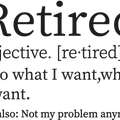 Funny Retired Definition Shirt, Retirement Tshirt, Newly Retired Raglan Baseball 3/4 Sleeve, Retired Grandpa, Fathers Day Tee, Retired Shirt