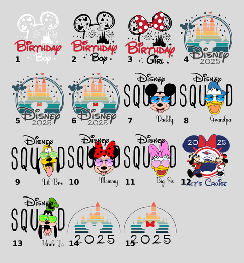 Safari Adventure Mouse Ear Iron-On DTF Transfer for Family Vacation & Theme Park Apparel - Ready To Press Wildlife Group T-shirt Design