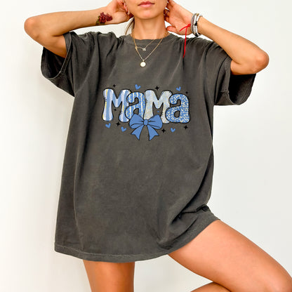 Mama DTF Transfer Cute Boho Animal Print Ready To Press Stylish Mother's Day Iron-On Apparel Gift