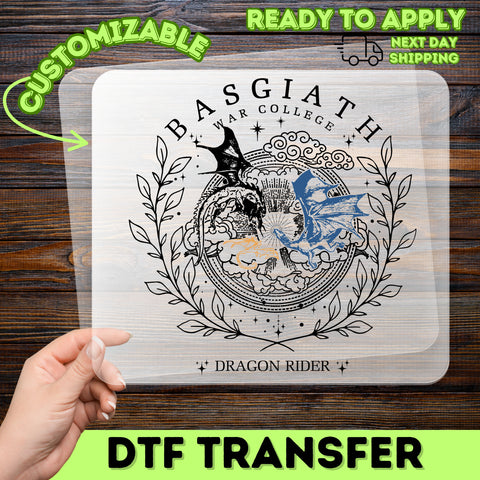 Dragon Adventure Midnight DTF Transfer Ready To Press Fantasy Dungeons RPG Apparel for Mythology and Group Events
