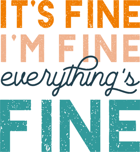 FastDeliveryTees Sarcastic Shirt, Its Fine Im Fine Everythings Fine Tshirt, Funny T-Shirt, Sarcasm T Shirt, Gift for Him and Her-Heather Maroon_M, Medium