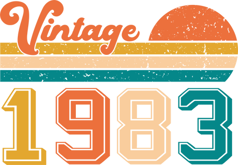 1983 Vintage Shirt, 1983 Birthday Shirt, 40th Birthday Gift Shirt, 40th Birthday Gift, 1983 Vintage Tee, 1983 Retro Shirt, Vintage Birthday