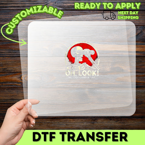 Funny Halloween Skeleton DTF Transfer, Sarcastic Humorous Design, Ready to Press Iron-On for T-Shirt & Sweatshirt, Edgy Halloween Apparel