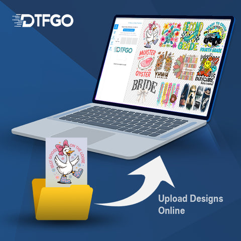 Upload DTF Gang Sheets