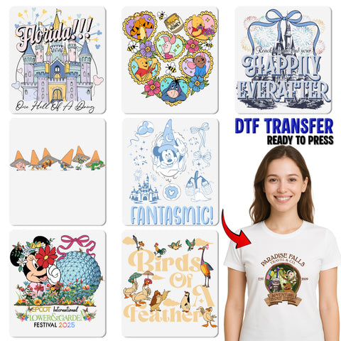 Nostalgic Cartoon Dog DTF Transfer Ready To Press Funny Retro T-Shirt Design for Dog Lovers & Family Apparel