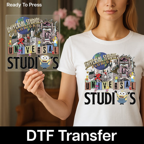 Cute & Funny Holiday DTF Transfer for Unisex Apparel - Ready To Press Christmas Iron-On Character Graphic T-Shirt Design