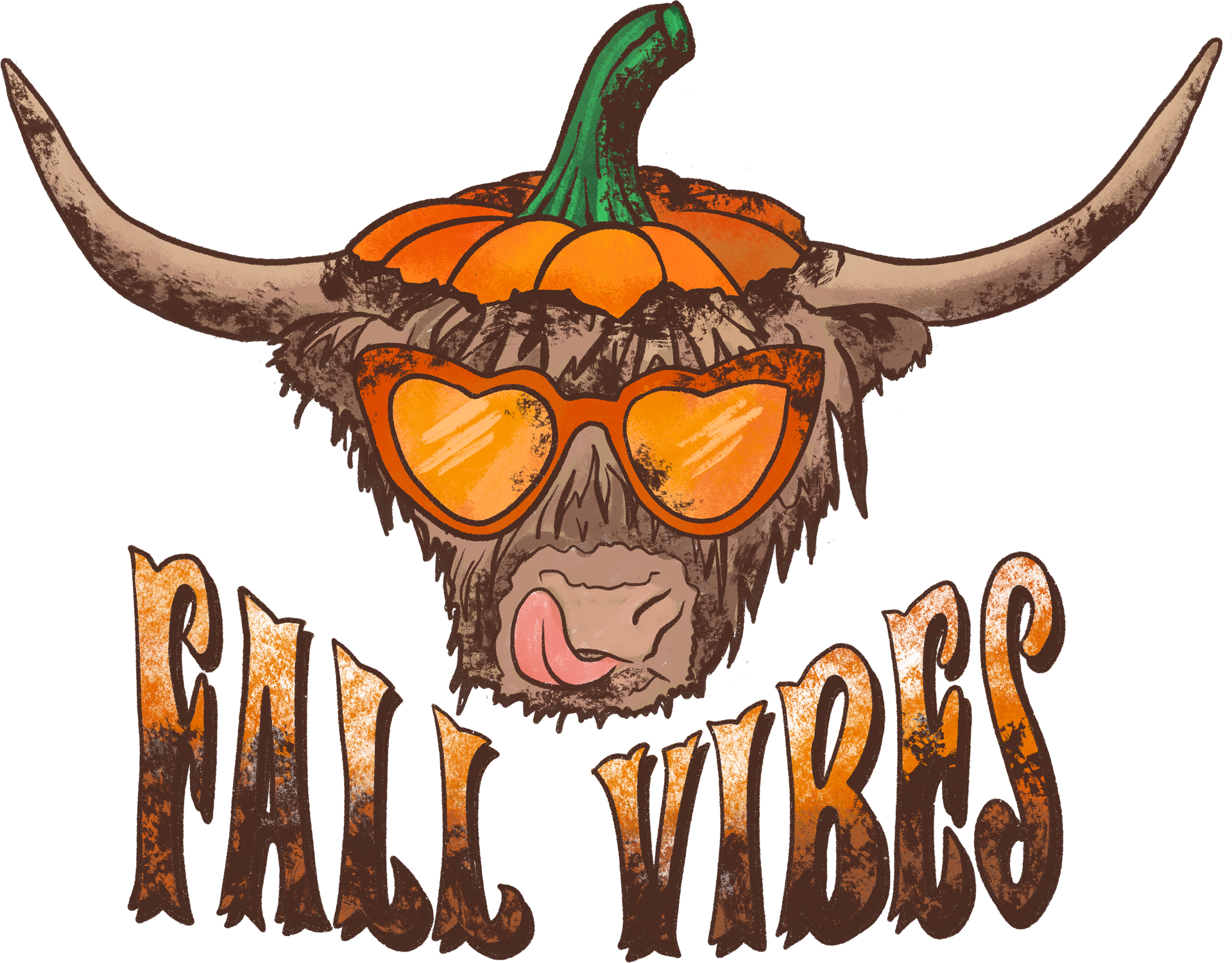 Fall Crewneck Sweatshirt, Cow Graphic Tees, Thanksgiving Gifts, Gift for Her, Autumn Clothing, Pumpkin Outfits, Women Vneck Tshirt