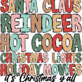 Funny Christmas Sweatshirt, Christmas Gift, Family Matching Hoodies, Merry Christmas Gifts, Santa Long Sleeve Shirt, Holiday Hoodies