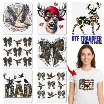 Vintage Duck Adventure DTF Transfer for Nature Lovers Ready to Press Outdoor Enthusiast T-Shirt Apparel