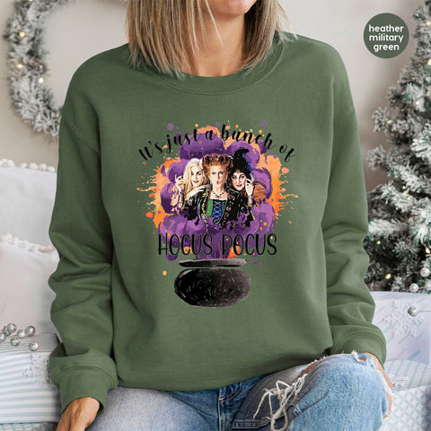 Funny Hocus Pocus Halloween DTF Transfer Ready to Press for Witchy Vibes T-shirt & Group Apparel