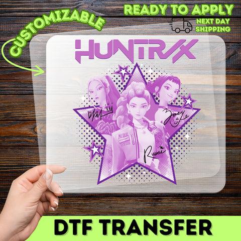 Pop Culture Animated Band DTF Transfer for Fun Group Apparel - Ready to Press T-shirt for Teens Music Concert