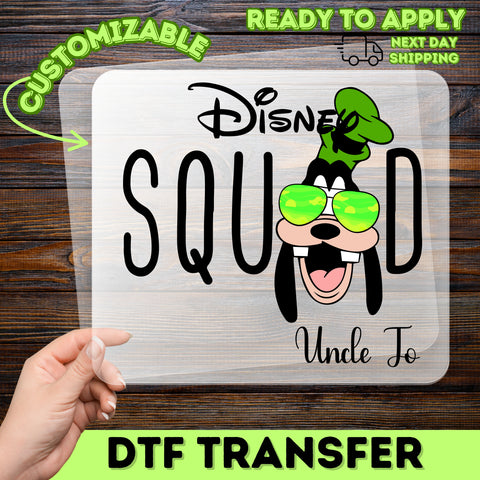 Cartoon Character DTF Transfer Ready To Press Funny Party Apparel for Teens and Adults Iron-On T-Shirt Design