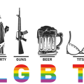 Liberty Guns Beer Tits Shirt, Funny Lgbt T-Shirt, Pride Month Shirt, LGBTQ Support Shirt, Lgbt Month Shirt, LGBT Pride Shirt, Kindness Shirt
