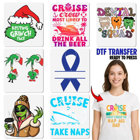 Cute Halloween Pumpkin Baseball DTF Transfer Ready To Press Iron-On for Funny Sports Enthusiast Shirt