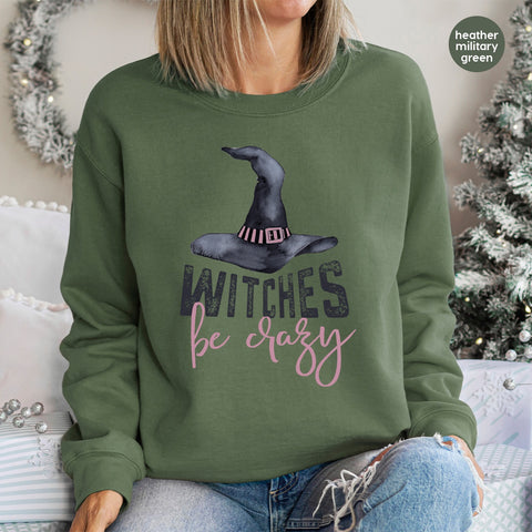 Funny Halloween Witch Hat DTF Transfer Ready to Press Iron-On for Spooky Women T-Shirts & Apparel