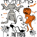 Funny Halloween Sweatshirt, Spooky Season Shirts, Pumpkin TShirt, Halloween Party Clothing, Ghost Graphic Tees, Girls Vneck T-Shirt