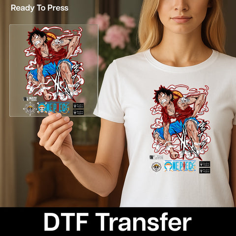 Anime Adventure DTF Transfer - Anime Manga Iron-On Ready To Press Shirt Apparel for Anime Enthusiasts - Unique Gift Idea