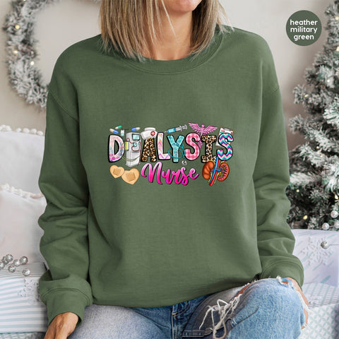 Cute Nurse Appreciation DTF Transfer for Healthcare Workers, Ready to Press Iron-On Design for Shirts & Hoodies