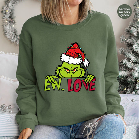 Grumpy Christmas Humor DTF Transfer Ready To Press Iron-On for Funny Holiday Shirts Apparel for Sarcastic Festivities