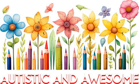 Floral Autism Shirt, Flower Garden Autism Pride Tee, Autistic Awesome Tee,  Autistic Mom Floral Shirt, Autism Teacher Tee, Sped Teacher Tee