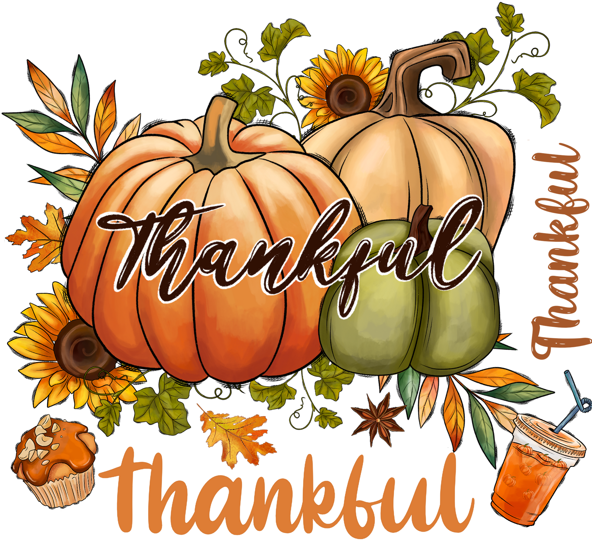 Pumpkin Shirts, Autumn Clothing, Thanksgiving Crewneck Sweatshirt, Fall Shirt, Thankful Graphic Tees, Women Vneck Tshirt, Funny Gift for Her