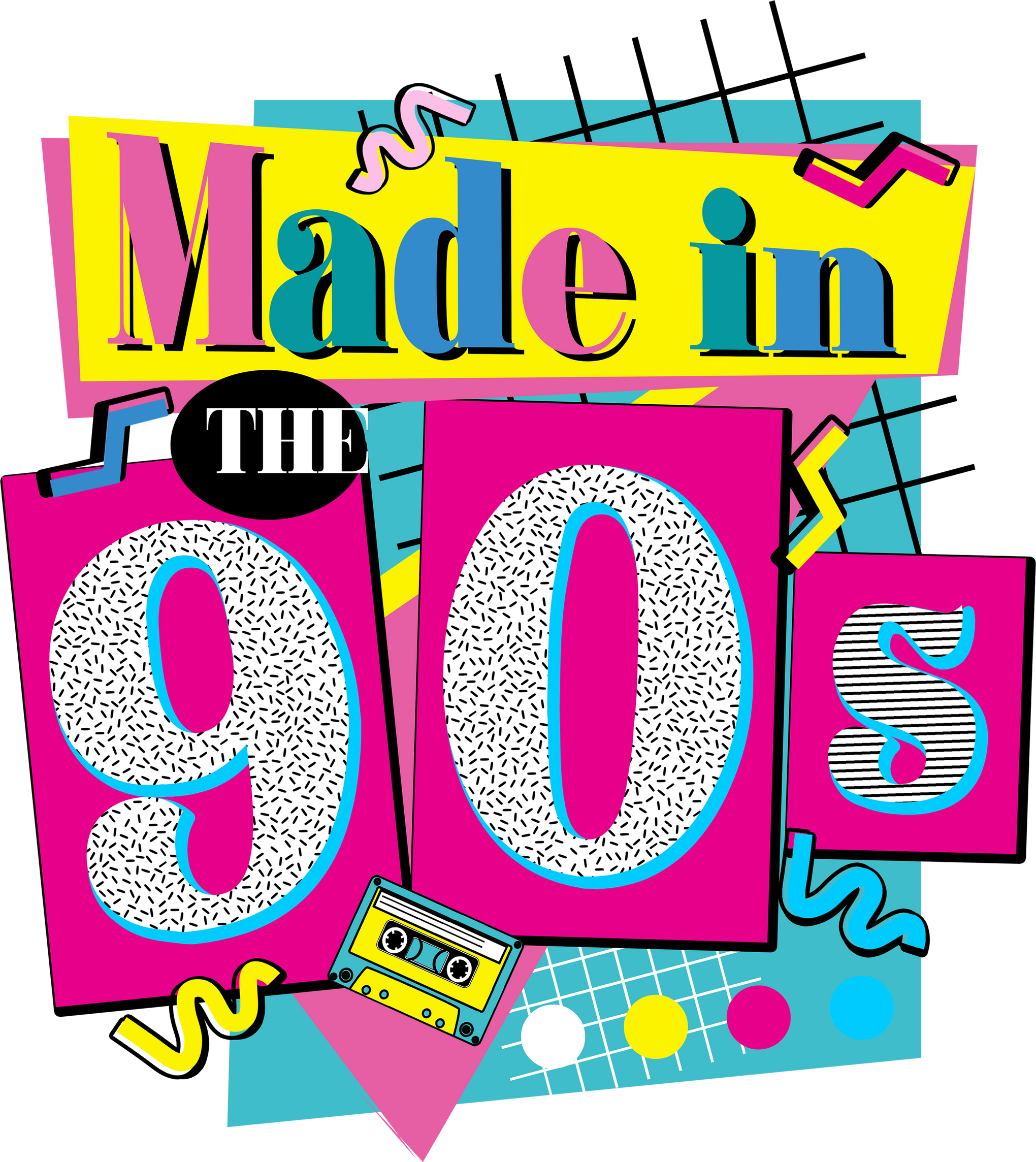 Made In 90s Shirt,Retro Shirt, Birthday Shirt, 1990 Birthday Party Shirt, Funny Shirt, 90s Shirt, Funny Birthday Gift, Raised in the 90s