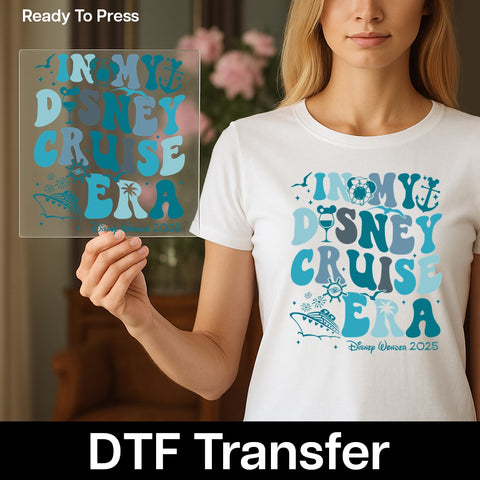 Cute Retro Disney Cruise Era Ready To Press DTF Transfer for Family & Friends T-Shirt