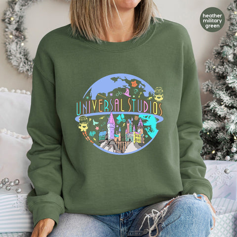 Universal Studios Movie Theme DTF Transfer for Family Vacation T-shirt - Fun Fandom Group Celebration Apparel