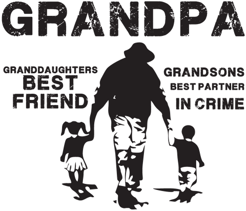 Grandpa Shirt, Granddaughters Best Friend, Grandsons Best Partner In Crime, Grandpa TShirt, Gift For Grandad, Grandfather Shirts